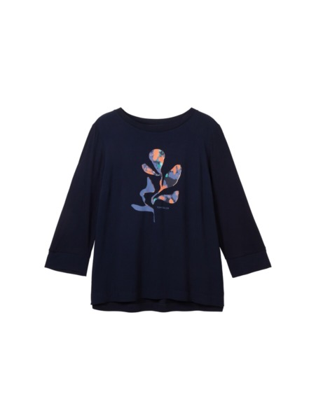 Woman Blue T-Shirt from Tom Tailor GOOFASH