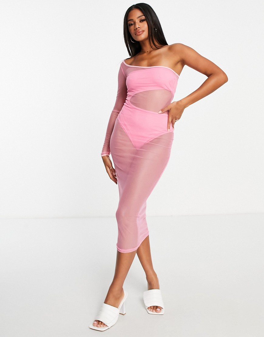 Woman Bodycon Dress in Pink Asos - Rebellious Fashion GOOFASH