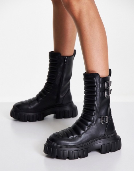 Woman Boots Black Asos GOOFASH