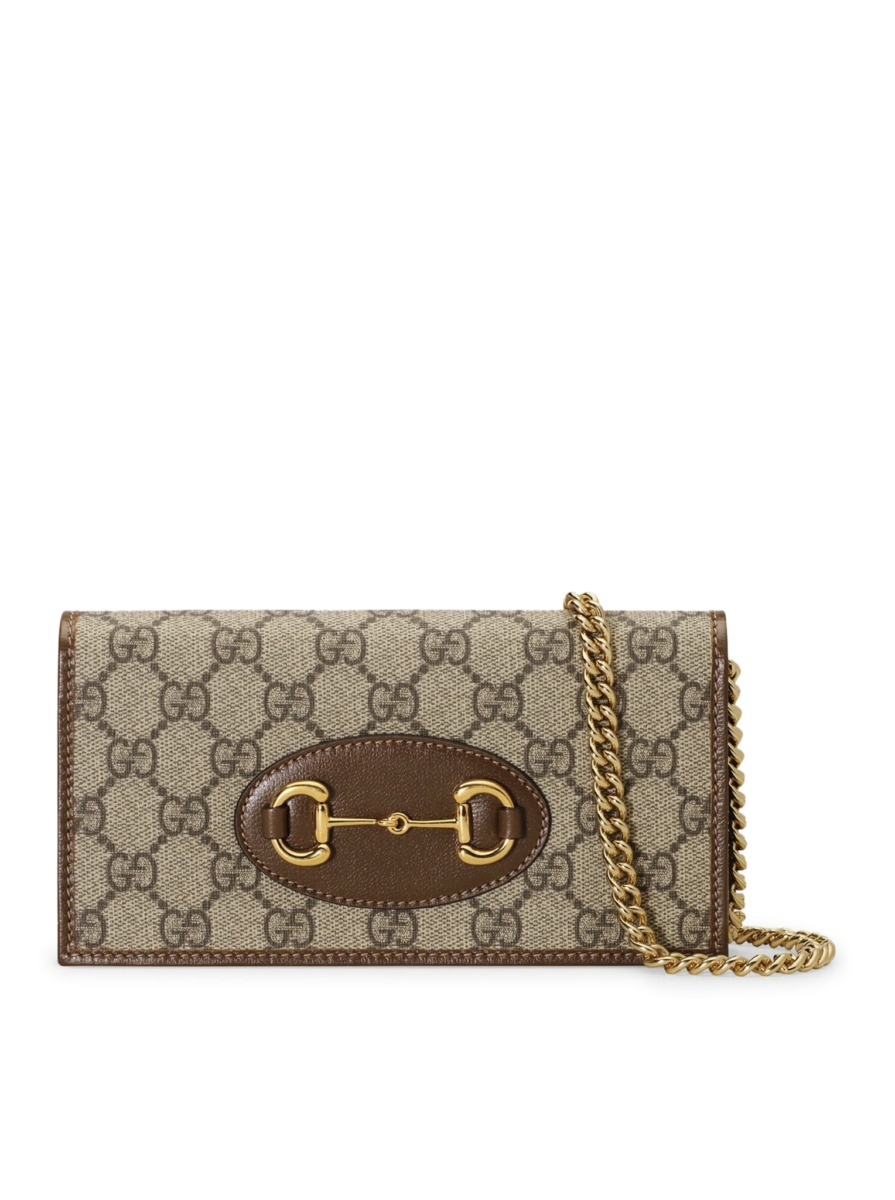 Woman Brown Wallet - Gucci - Suitnegozi GOOFASH