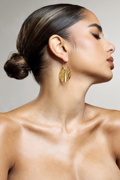 Woman Earrings Gold Club L London GOOFASH