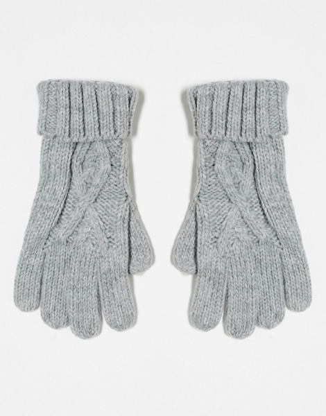 Woman Gloves Grey Asos - Boardmans GOOFASH