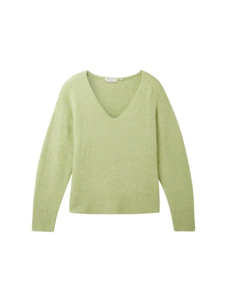 Woman Green Knitted Sweater Tom Tailor GOOFASH