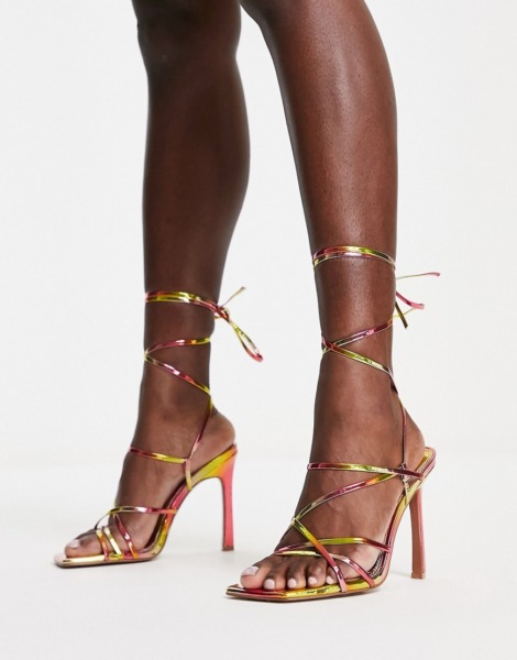 Woman Heeled Sandals Multicolor by Asos GOOFASH
