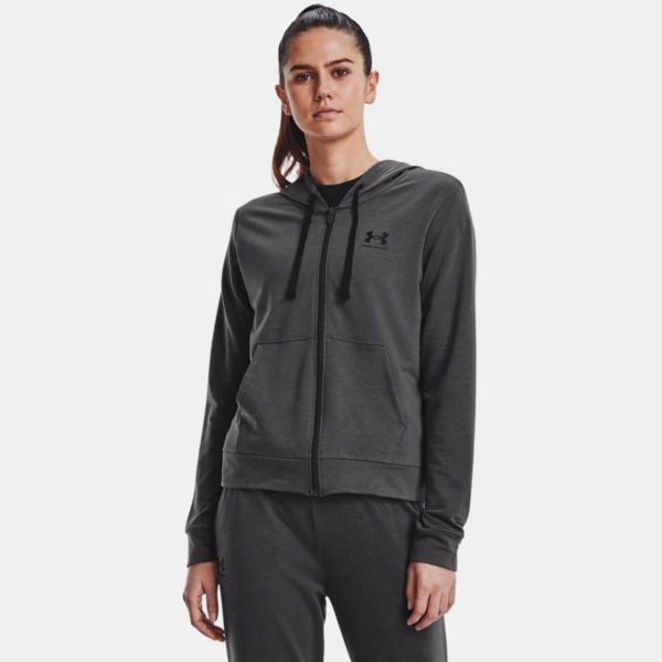 Woman Hoodie Grey from Under Armour GOOFASH