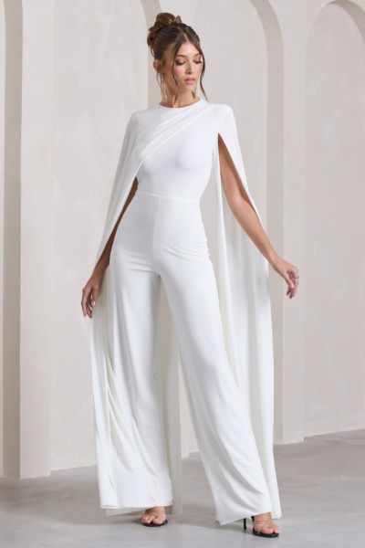 Woman Jumpsuit White from Club L London GOOFASH