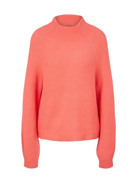 Woman Knitted Sweater in Red from Tom Tailor GOOFASH