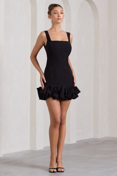 Woman Mini Dress - Black - Club L London GOOFASH