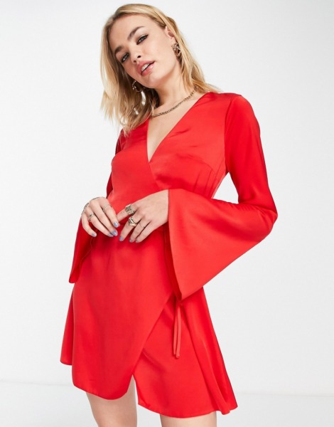 Woman Mini Dress - Red - Asos GOOFASH