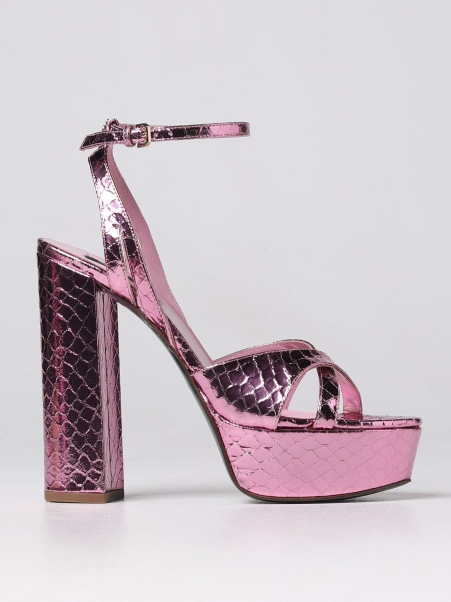 Woman Pink Heeled Sandals - Patrizia - Giglio GOOFASH