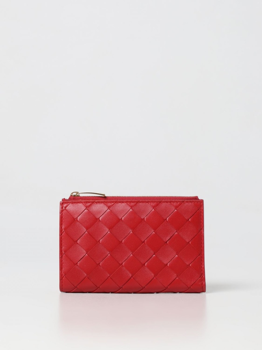 Woman Red Wallet Giglio GOOFASH