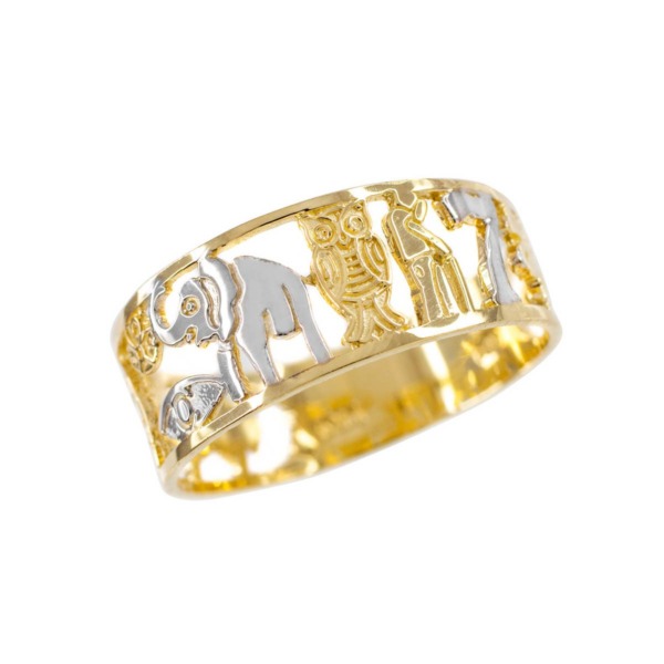Woman Ring in Gold at Gold Boutique GOOFASH
