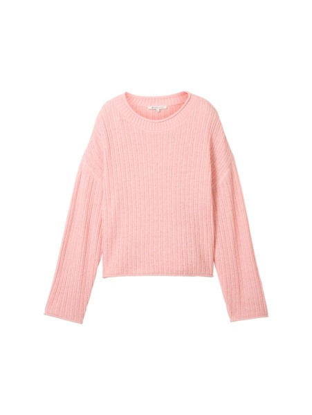 Woman Rose Knitted Sweater Tom Tailor GOOFASH