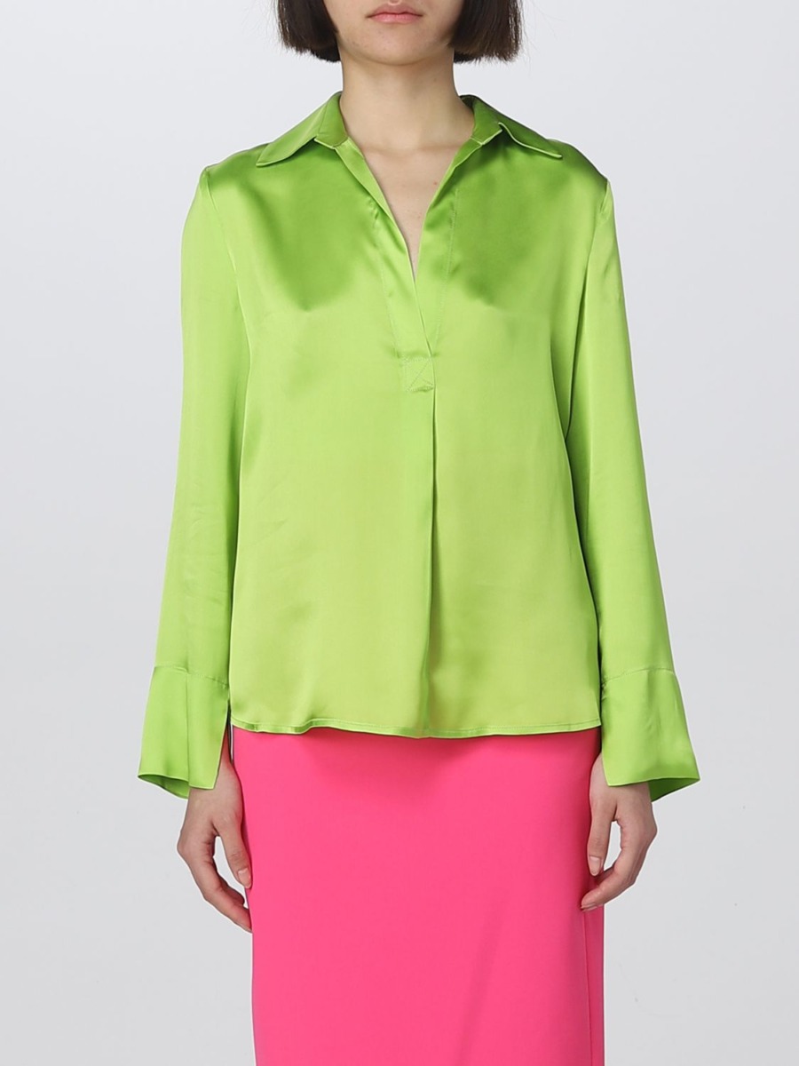 Woman Shirt Green Giglio - Semicouture GOOFASH