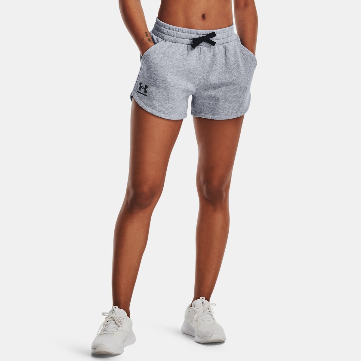 Woman Shorts in Grey Under Armour GOOFASH