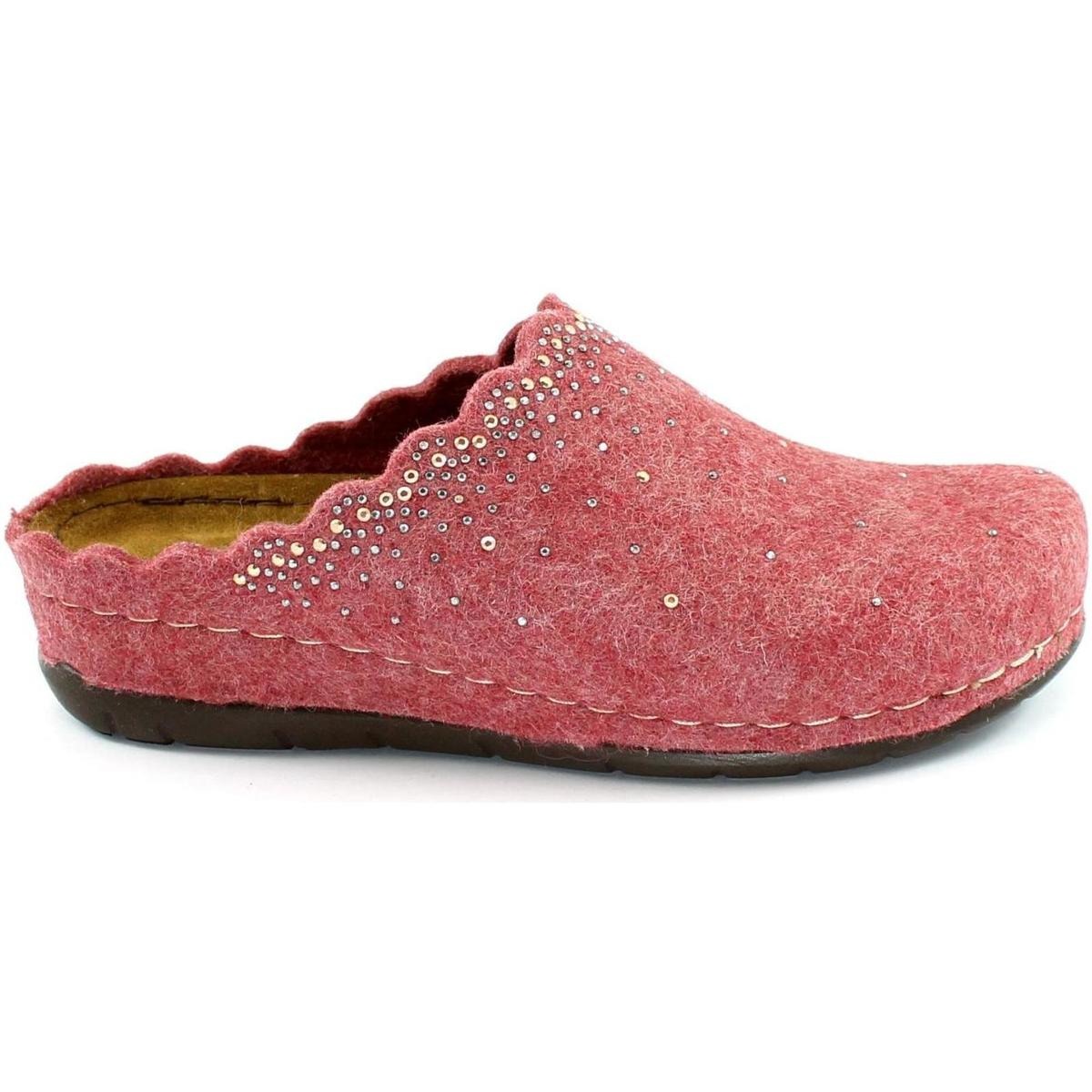 Woman Slippers in Red Grunland Spartoo GOOFASH