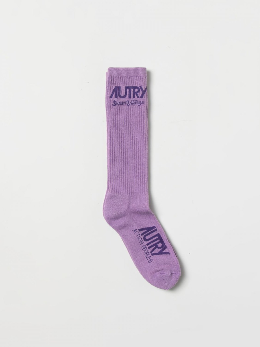Woman Socks Purple Autry Giglio GOOFASH