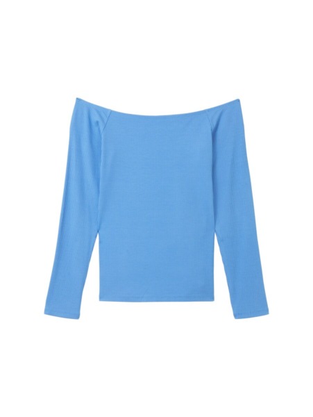 Woman T-Shirt Blue - Tom Tailor GOOFASH