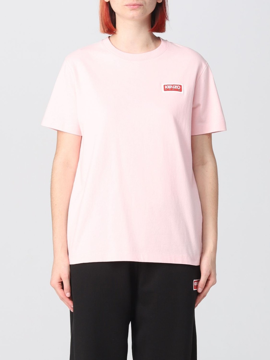 Woman T-Shirt - Pink - Giglio - Kenzo GOOFASH