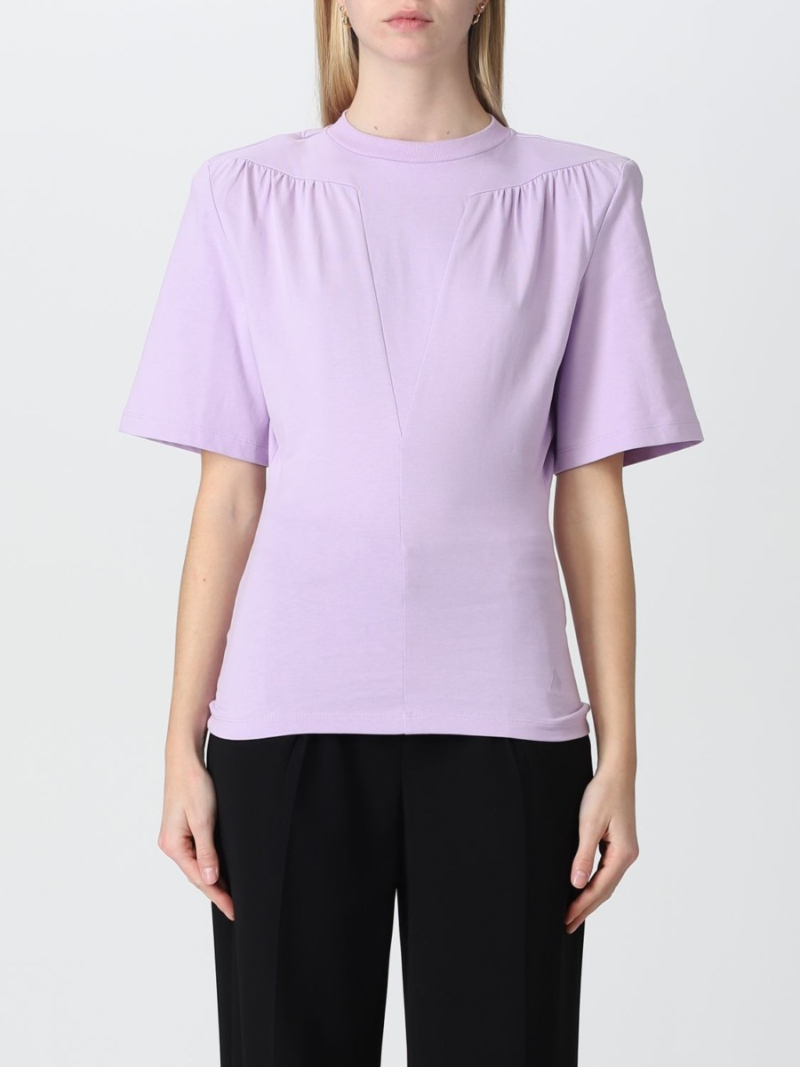Woman T-Shirt Purple Thetico - Giglio GOOFASH