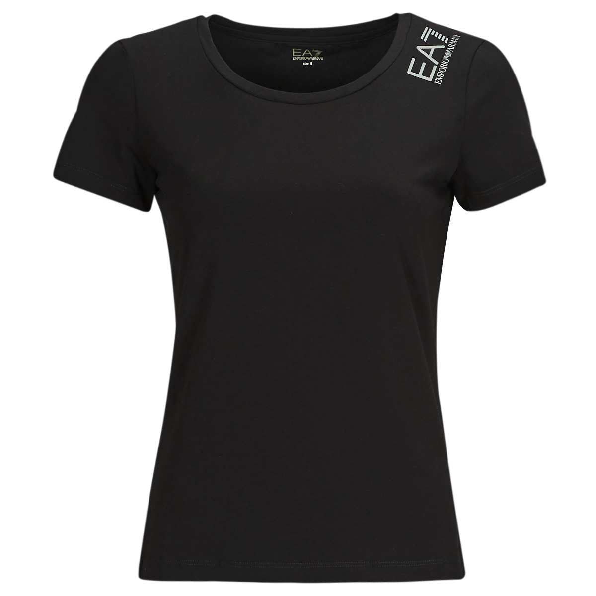 Woman T-Shirt in Black by Spartoo GOOFASH