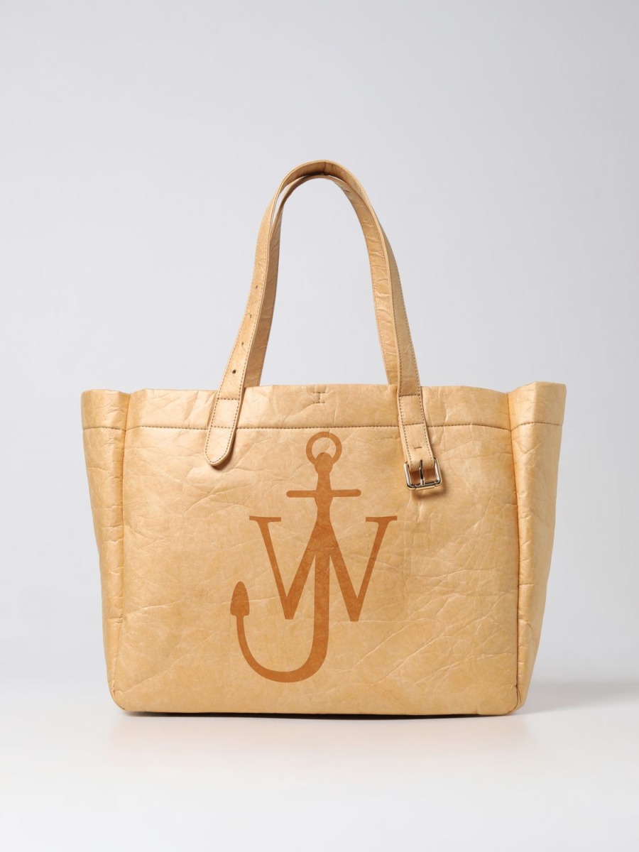 Woman Tote Bag in Beige by Giglio GOOFASH
