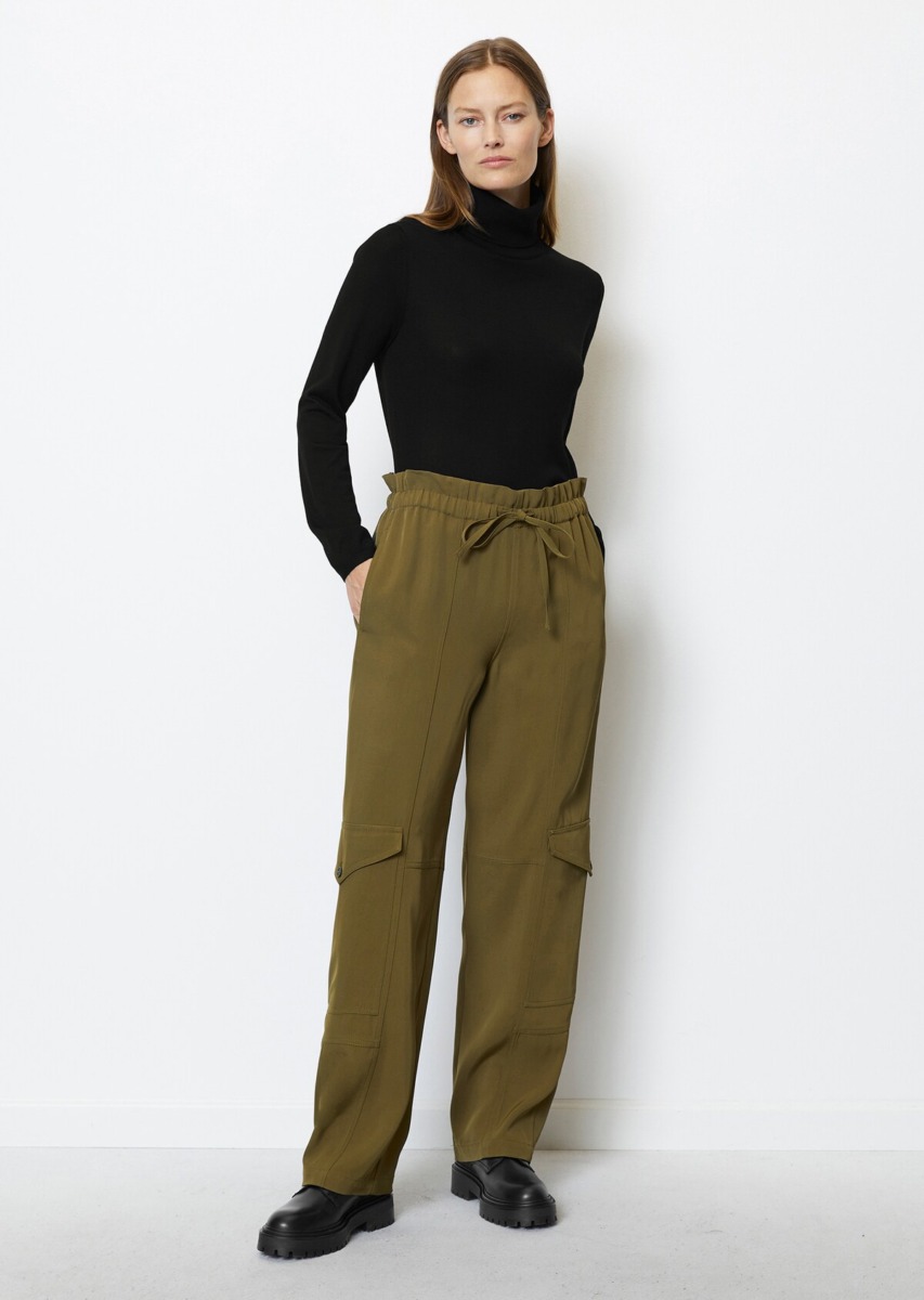 Woman Trousers White from Marc O Polo GOOFASH