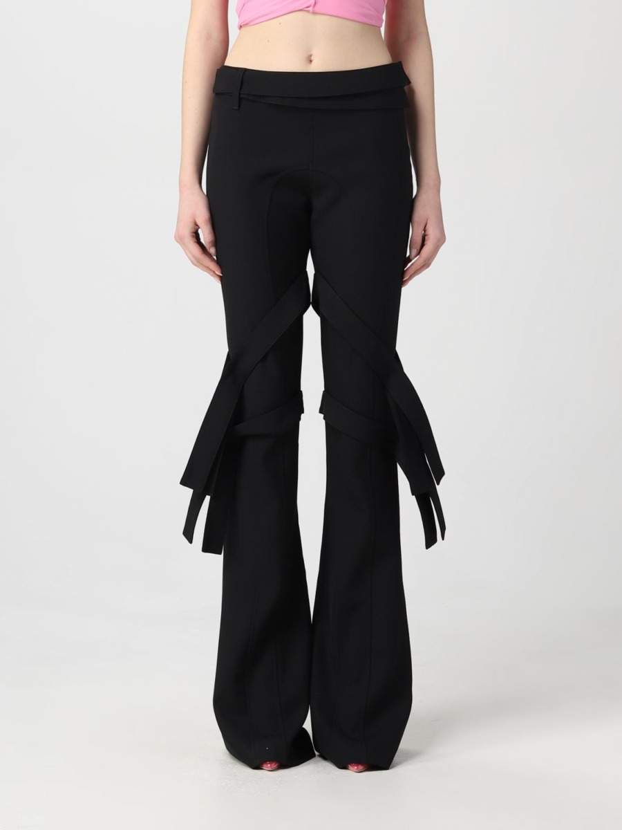 Woman Trousers in Black at Giglio GOOFASH