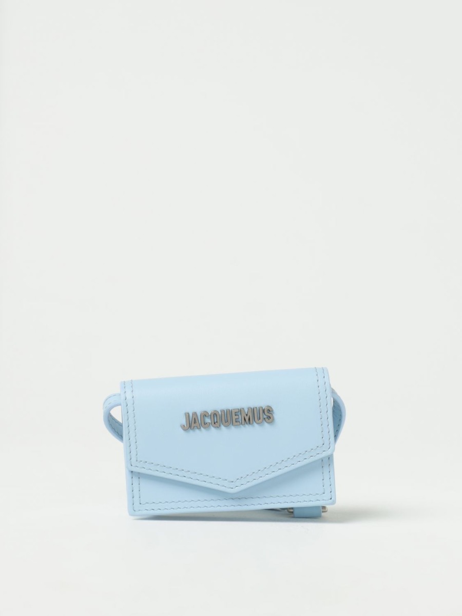 Woman Wallet Blue Jacquemus - Giglio GOOFASH