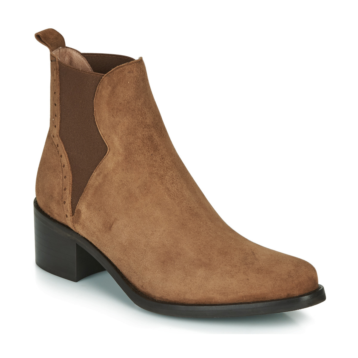 Women Ankle Boots - Brown - Myma - Spartoo GOOFASH