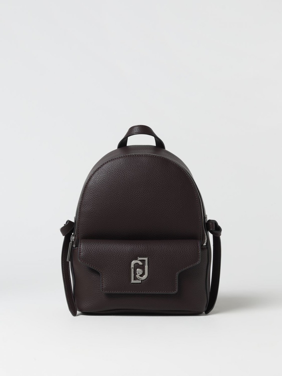 Women Backpack Purple by Giglio GOOFASH