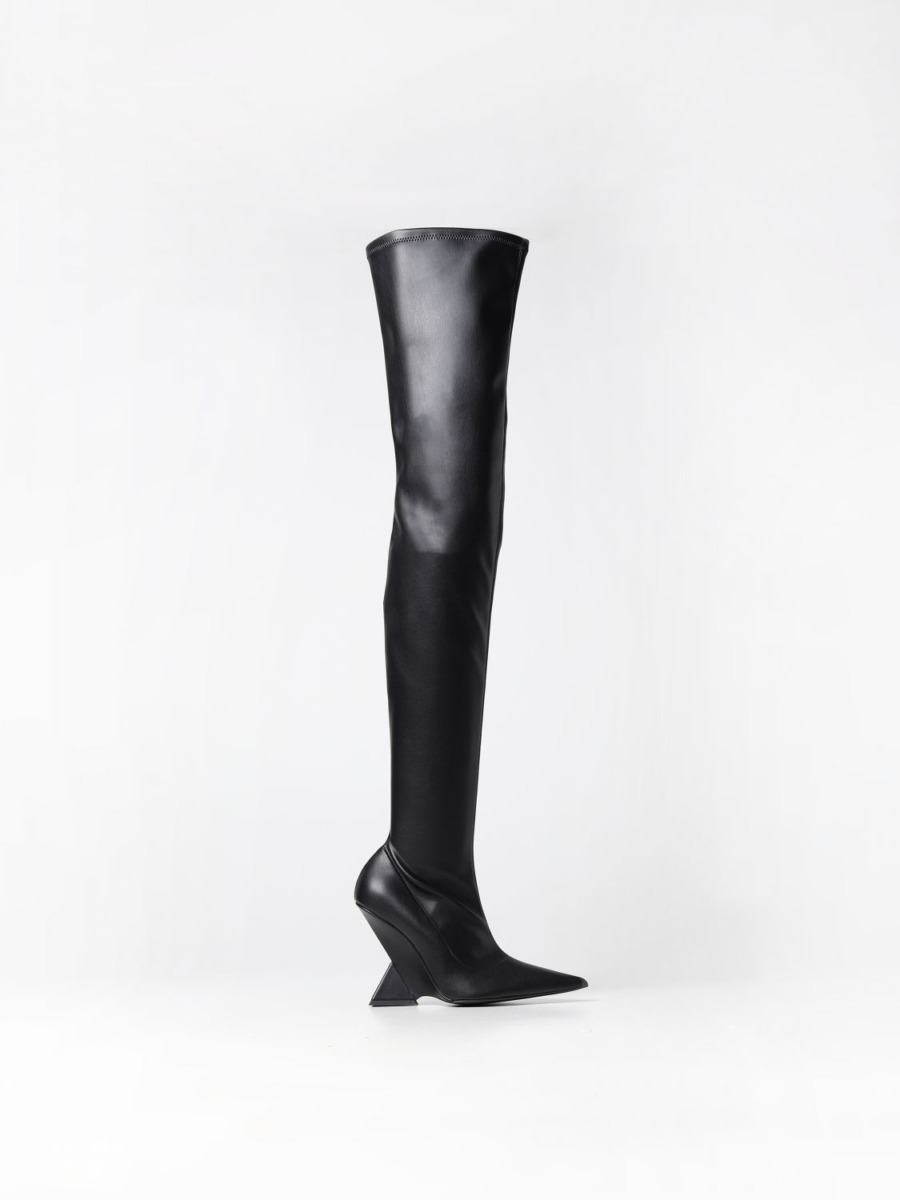 Women Black Boots - Thetico - Giglio GOOFASH
