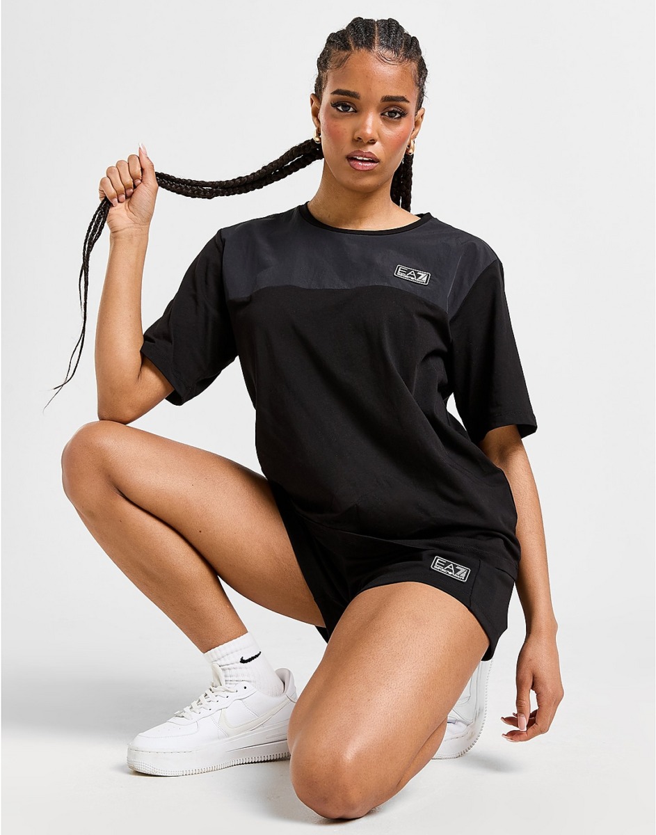 Women Black T-Shirt JD Sports - Armani GOOFASH