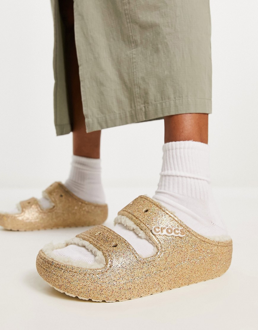 Women Gold Sandals Crocs - Asos GOOFASH