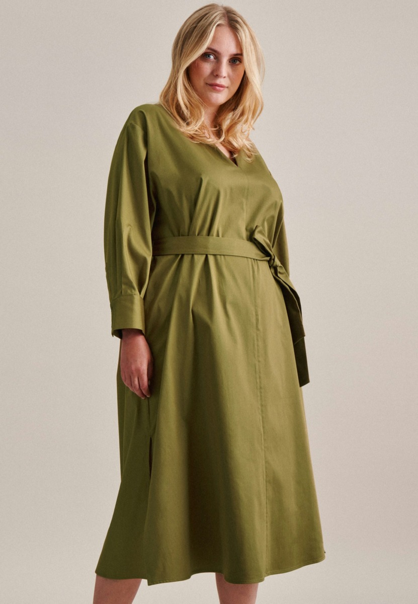Women Green Dress - Seidensticker GOOFASH
