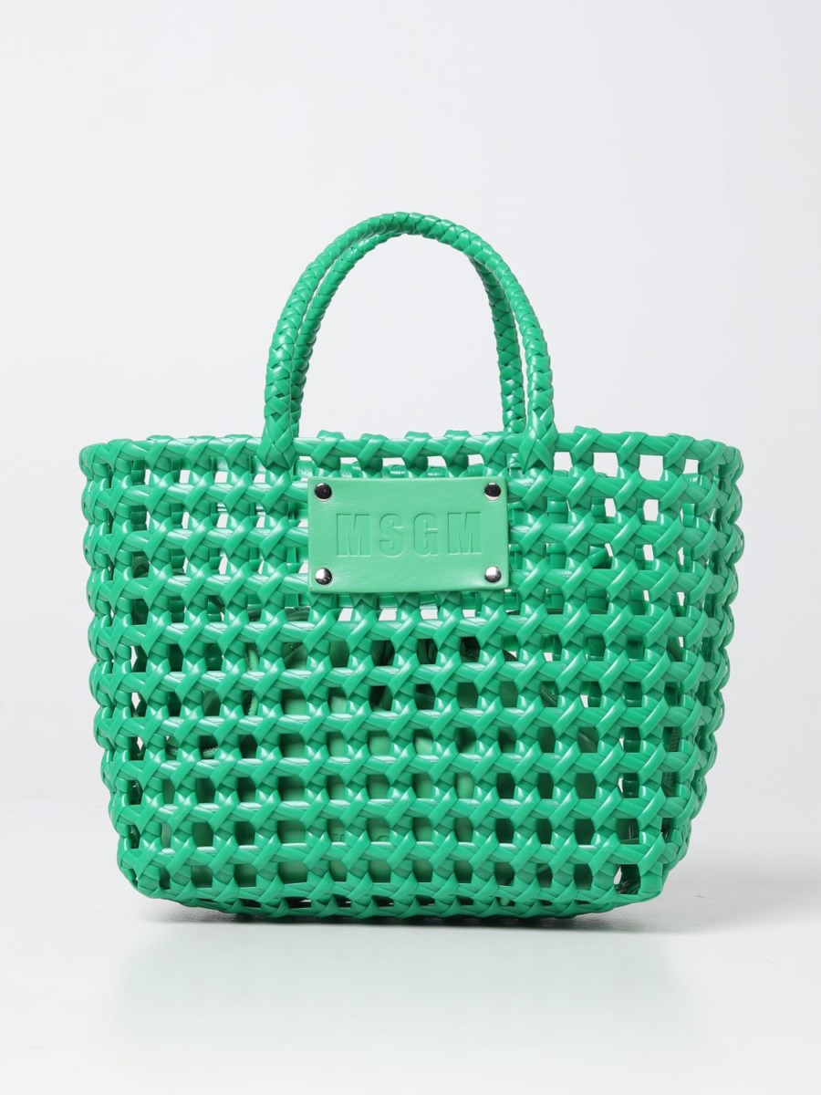 Women Green Handbag - Msgm - Giglio GOOFASH