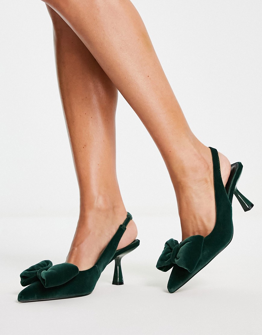 Women High Heels Green by Asos GOOFASH