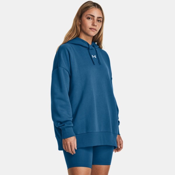 Women Hoodie Blue from Under Armour GOOFASH