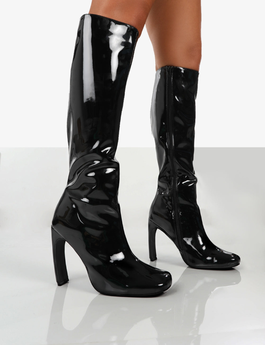 Women Knee High Boots Black - Public Desire GOOFASH