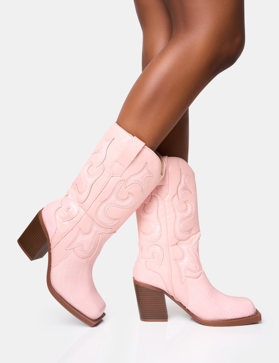 Women Pink Ankle Boots Public Desire GOOFASH