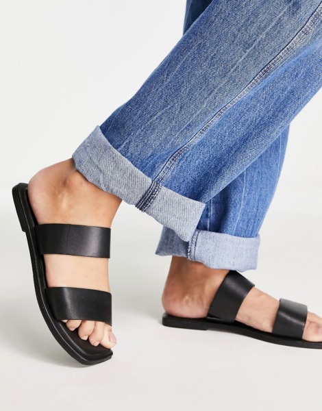 Women Sandals in Black Vero Moda Asos GOOFASH