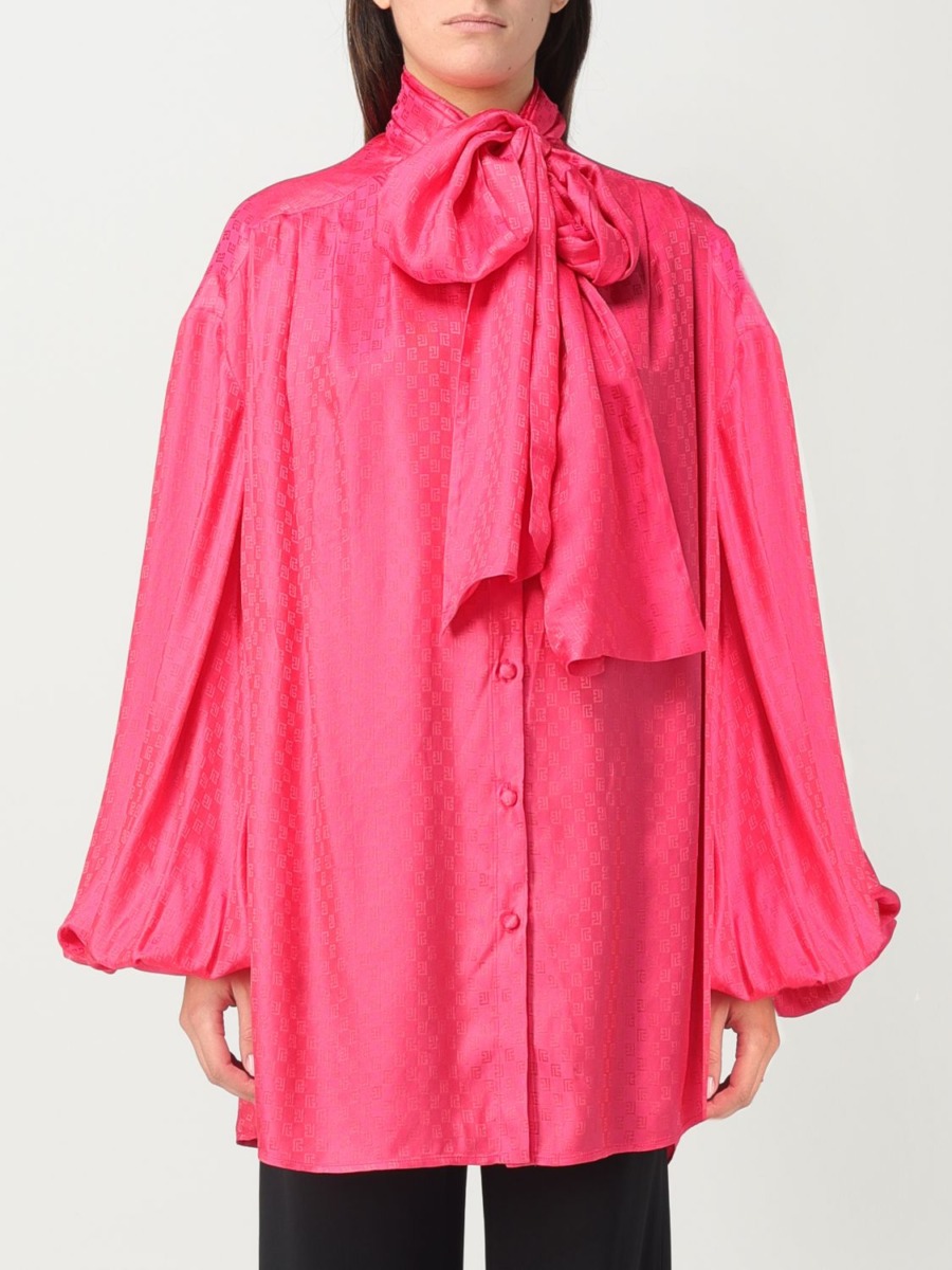 Women Shirt Pink - Balmain - Giglio GOOFASH