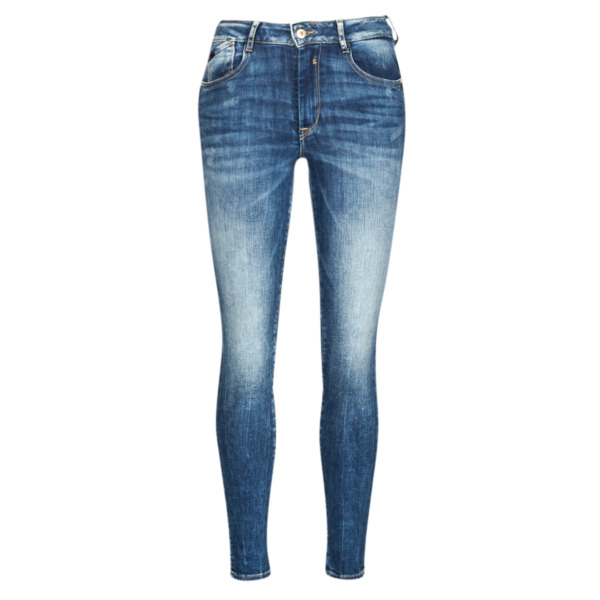 Women Skinny Jeans Blue Spartoo - Le Temps des Cerises GOOFASH