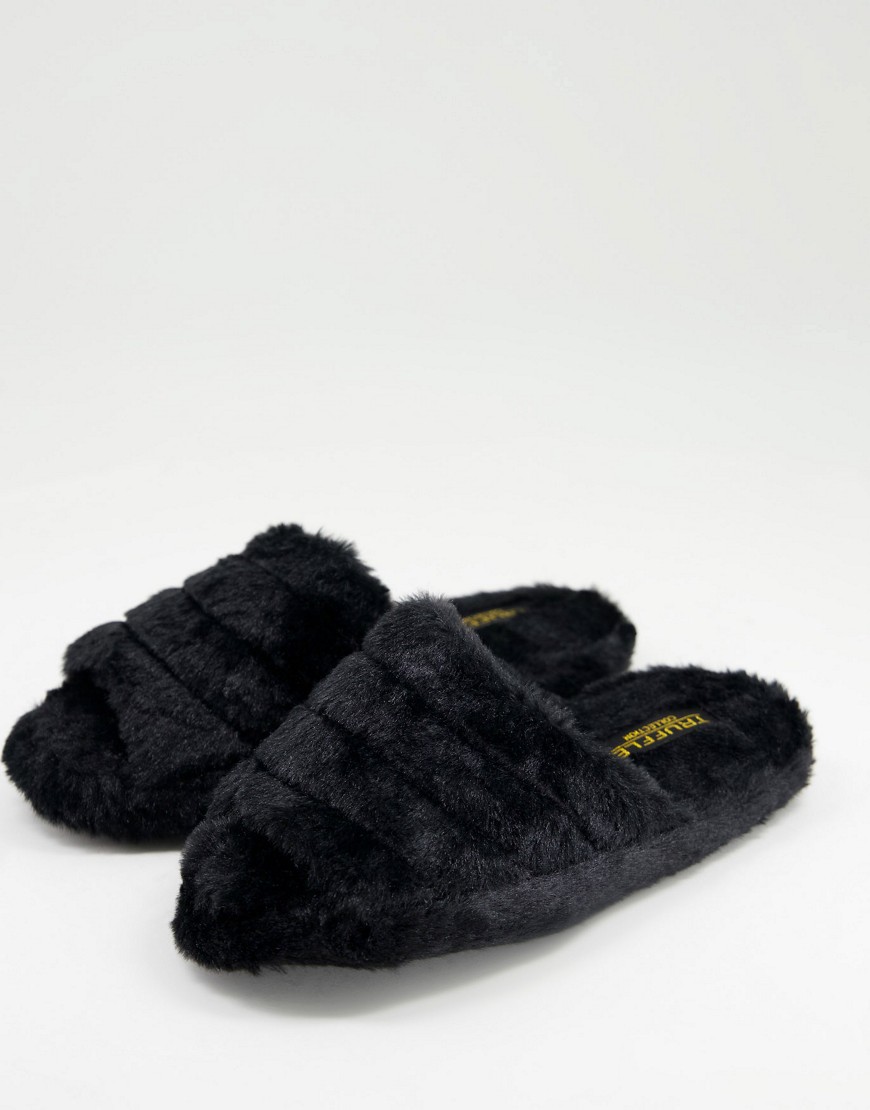 Women Slippers in Black Asos - Truffle Collection GOOFASH