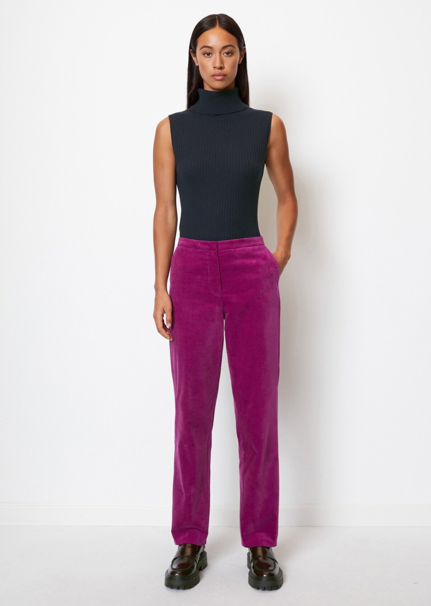 Women Trousers Purple by Marc O Polo GOOFASH