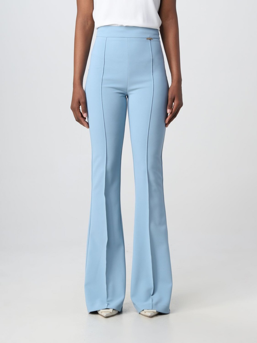 Women Trousers in Blue at Giglio GOOFASH
