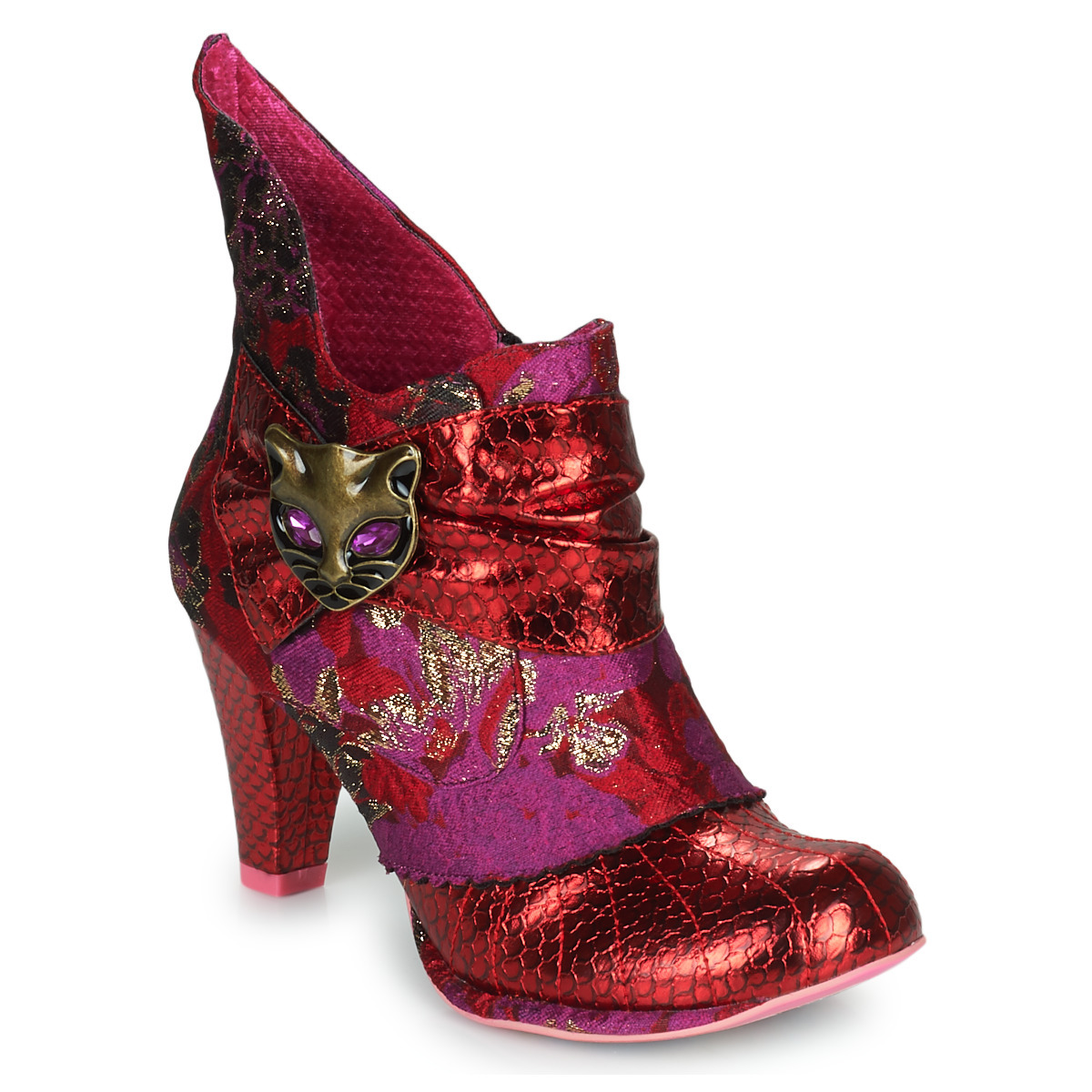 Women's Ankle Boots Red Spartoo - Irregular Choice GOOFASH