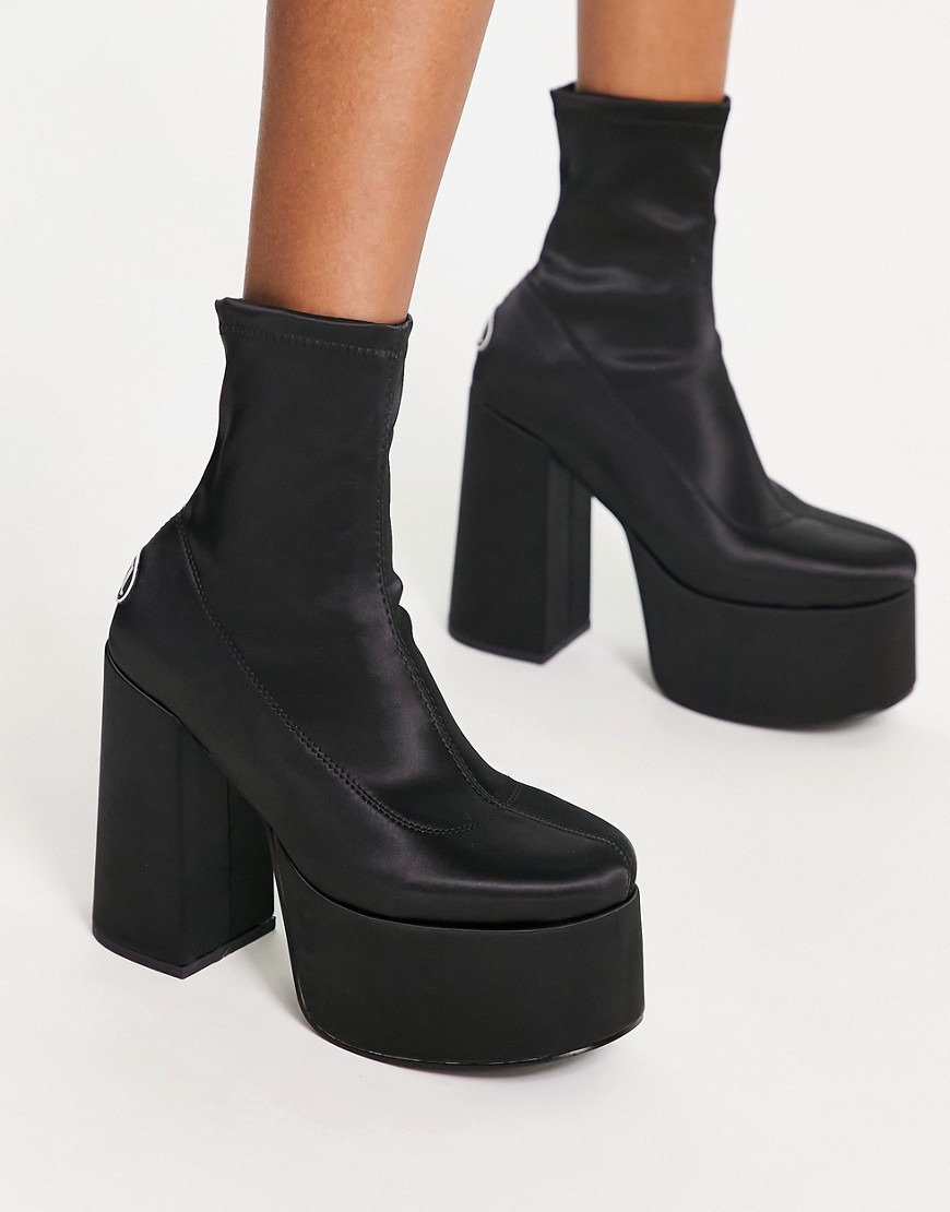 Womens Ankle Boots in Black Nokwol Asos GOOFASH
