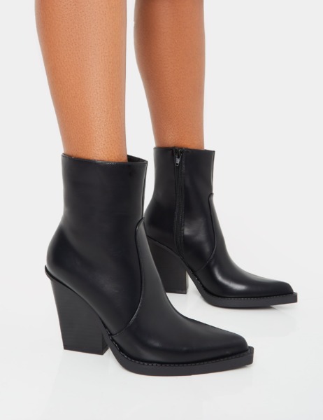 Women's Ankle Boots in Black by Public Desire GOOFASH