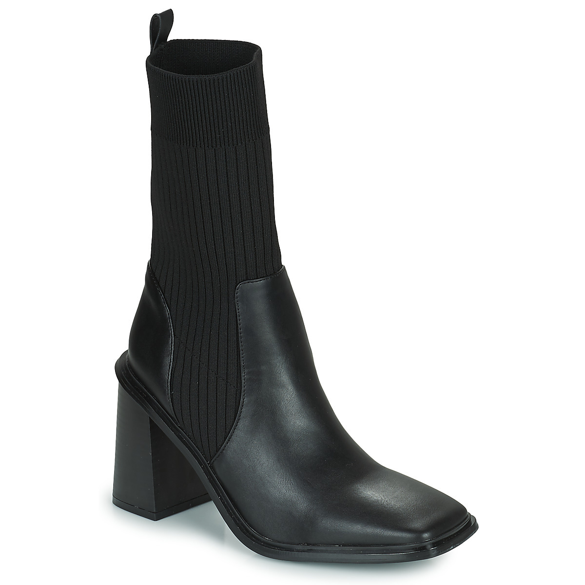 Women's Black Ankle Boots - Spartoo GOOFASH